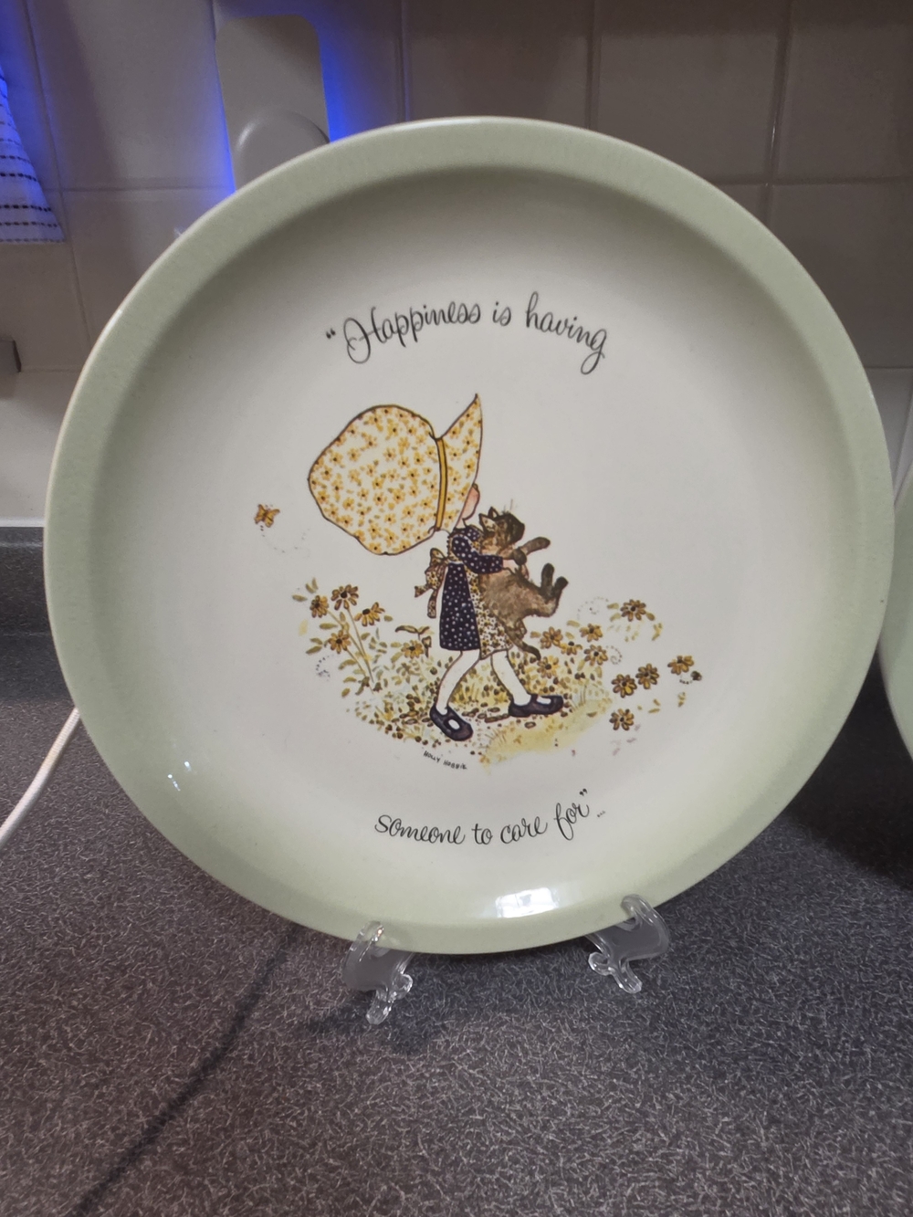 Holly Hobbie Plate Set – "Mother & Caring" Quotes Set Of 2 - Picture 2 of 9